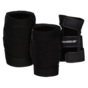 Otroški ščitniki za inline hokej Powerslide  Basic Set Black