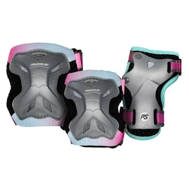 Otroški ščitniki za inline hokej Powerslide Kids Pro Girls II Set Grey/Pink