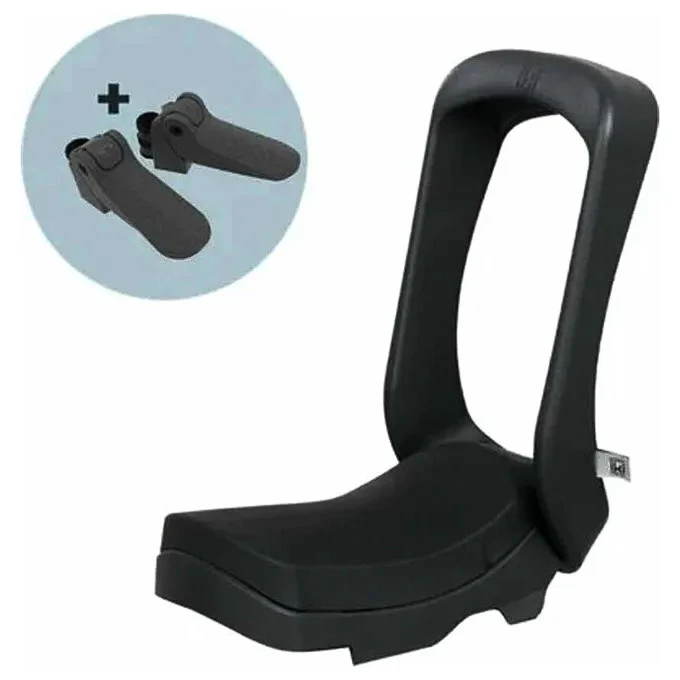 Otroški sedež za kolo Urban Iki  Junior seat without carrier frame Bincho Black/Bincho Black
