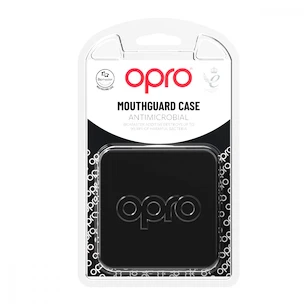 Ovitek za ščitnik za zobe Opro  ANITIMICROBIAL MOUTHGUARDS CASE Black