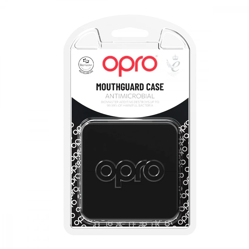 Ovitek za ščitnik za zobe Opro  ANITIMICROBIAL MOUTHGUARDS CASE Black