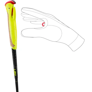 Palice za trail tek Leki  Evotrail FX.One TA, black-neonyellow-dark anthracite 125 cm