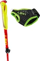 Palice za trail tek Leki  Ultratrail FX Junior, naturalcarbon-bright red-neonyellow, 95 - 110 cm