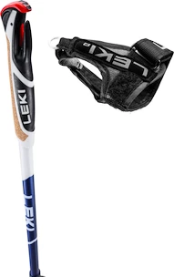 Pohodne palice Leki  Smart Supreme, midnightblue dark metallic-darkblue-white, 100 - 130 cm