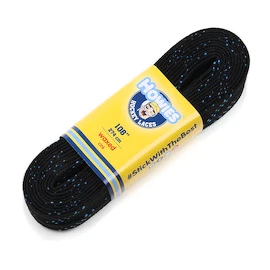 Povoskane vezalke za hokej Howies 310 cm Black