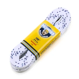 Povoskane vezalke za hokej Howies 310 cm White