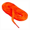 Povoskane vezalke za hokej Sportstape 70N Double Tracer Waxed Lace Orange  183 cm