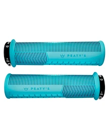 Ročke za oprijem za krmilo PEATY'S Monarch mushroom thick turquoise (pgm-msh-thk-trq-20)