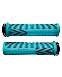 Ročke za oprijem za krmilo PEATY'S Monarch mushroom thin turquoise (pgm-msh-thk-trq-20)
