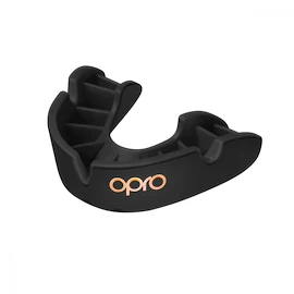 Ščitnik za zobe Opro BRONZE Black Senior