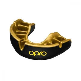 Ščitnik za zobe Opro GOLD Black/Gold Senior