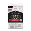 Ščitnik za zobe Opro  GOLD BRACES Black/Gold Senior
