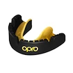 Ščitnik za zobe Opro  GOLD BRACES Black/Gold Senior