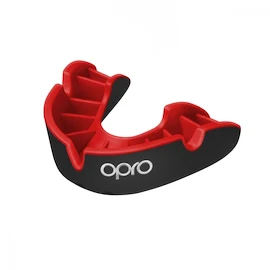 Ščitnik za zobe Opro SILVER Black/Red Senior