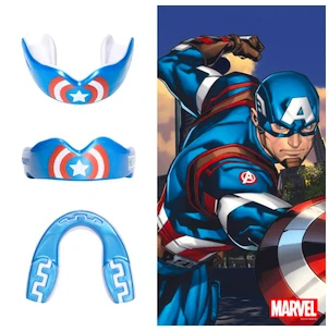 Ščitnik za zobe SAFEJAWZ  Marvel Captain America Senior