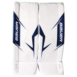 Ščitniki za noge za vratarja Bauer SV-PRO White/Navy Intermediate