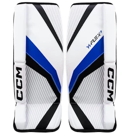 Ščitniki za noge za vratarja CCM YTflex 3 white/white/royal/black Youth