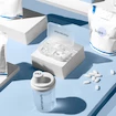 Škatla za kapsule in tablete Nutriversum  Pillbox White