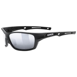Športna očala Uvex Sportstyle 232 P Black Mat / Polavision Mirror Silver (Cat. 3)