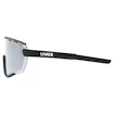 Športna očala Uvex  Sportstyle 236 Set Black Mat/Mirror Silver (Cat. 3) + Clear (Cat. 0)