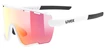 Športna očala Uvex  Sportstyle 236 Small Set White Mat/Mirror Red (Cat. 2) + Clear (CAT. 0)