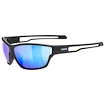 Športna očala Uvex  Sportstyle 806 Black Matt/Mir.Blue (S5330872214)