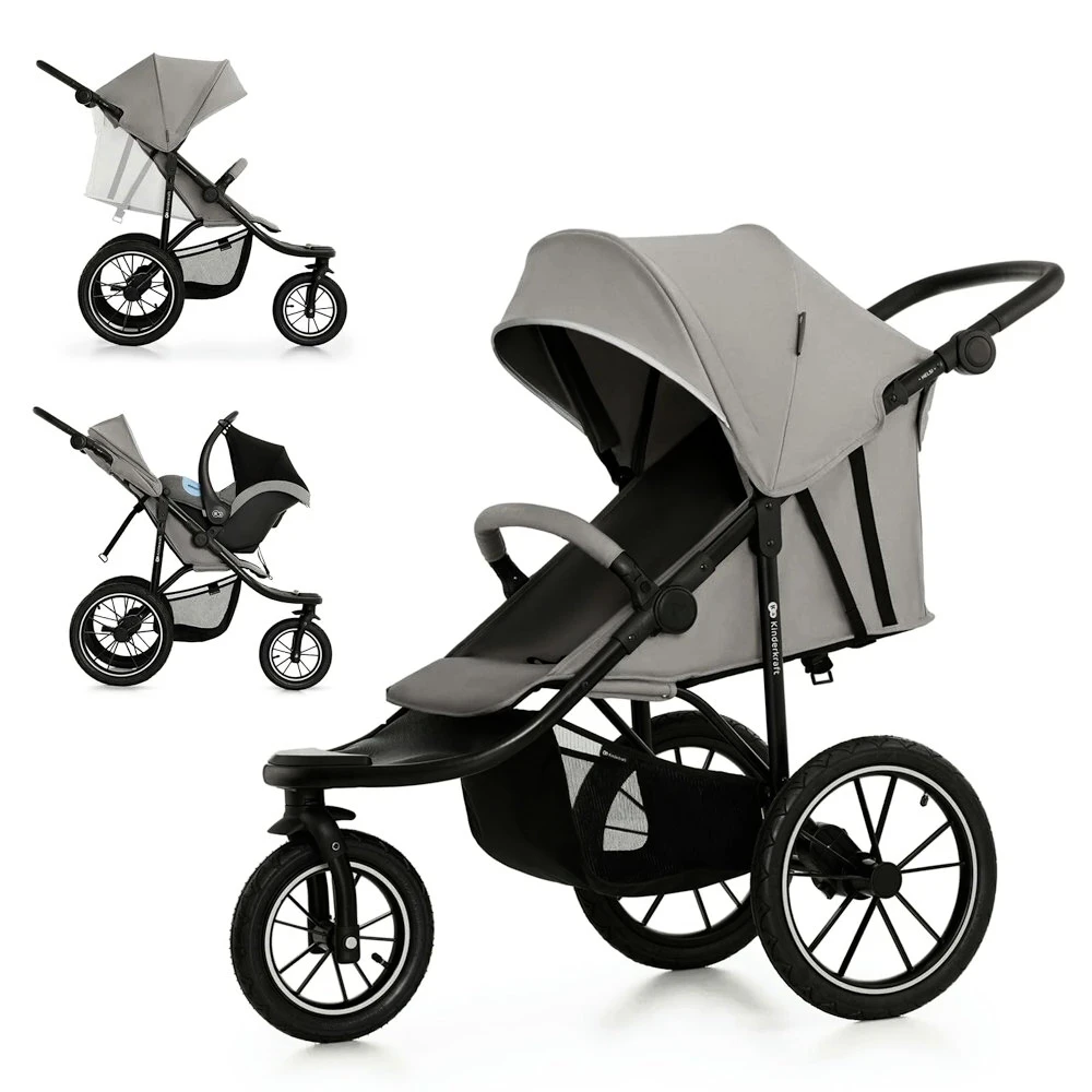 Športni voziček Kinderkraft Helsi 2 Grey