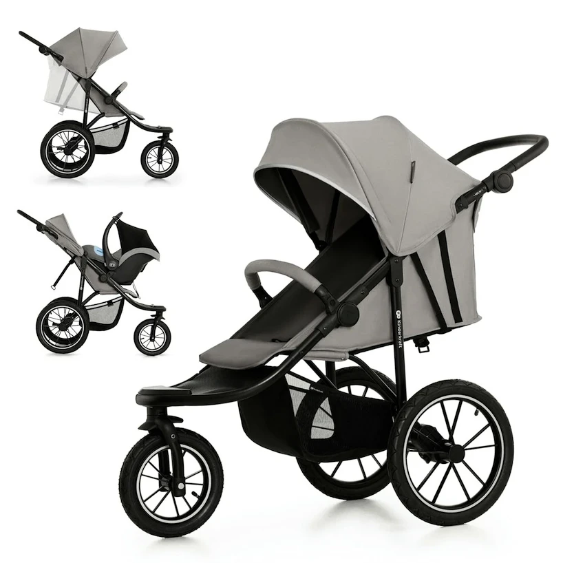 Športni voziček Kinderkraft Helsi 2 Grey