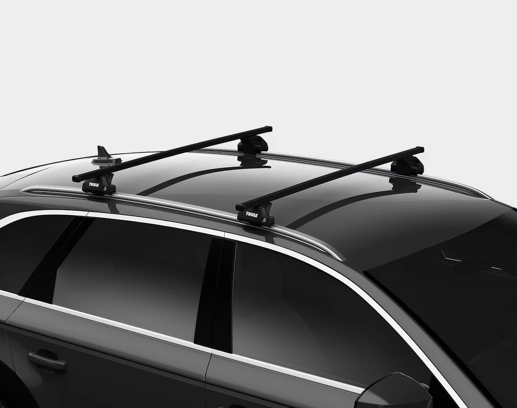 Strešni nosilec Thule s SquareBar Citroën C4 Aircross 5-dr SUV z vgrajenimi vzdolžnimi nosilci 12-23