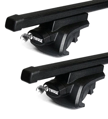 Strešni nosilec Thule s SquareBar Fiat Panda 5-dr Hatchback z vzdolžnimi strešnimi nosilci 03-11