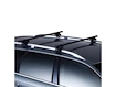 Strešni nosilec Thule s SquareBar Subaru Legacy II 5-dr Estate z vzdolžnimi strešnimi nosilci 00-02