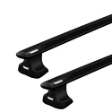 Strešni nosilec Thule z EVO WingBar Black Audi A2 5-dr MPV s streho brez sani 00-05