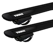 Strešni nosilec Thule z EVO WingBar Black Mercedes Benz GLK 5-dr SUV z vzdolžnimi strešnimi nosilci 08-15