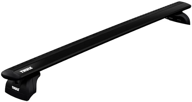 Strešni nosilec Thule z EVO WingBar Black Peugeot 5008 5-dr MPV z vgrajenimi vzdolžnimi nosilci 09-17