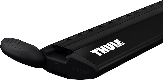 Strešni nosilec Thule z EVO WingBar Black Renault Laguna (Mk III) 5-dr Estate z vzdolžnimi strešnimi nosilci 08-15