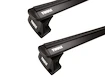 Strešni nosilec Thule z EVO WingBar Black Volvo EX40 5-dr SUV z vgrajenimi vzdolžnimi nosilci 2024