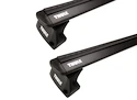 Strešni nosilec Thule z EVO WingBar Black Volvo EX40 5-dr SUV z vgrajenimi vzdolžnimi nosilci 2024