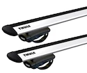 Strešni nosilec Thule z EVO WingBar Fiat Stilo Uproad 5-dr SUV z vzdolžnimi strešnimi nosilci 02-07