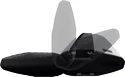 Strešni nosilec Thule z EVO WingBar Peugeot Rifter 5-dr MPV z vzdolžnimi strešnimi nosilci 19-24