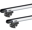 Strešni nosilec Thule z SlideBar Kia Carnival (Mk I) 5-dr MPV z vzdolžnimi strešnimi nosilci 00-05