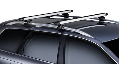 Strešni nosilec Thule z SlideBar Volkswagen Touran I (1T) 5-dr MPV z vzdolžnimi strešnimi nosilci 03-15