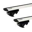 Strešni nosilec Thule z WingBar Toyota Previa 5-dr MPV z vzdolžnimi strešnimi nosilci 90-02