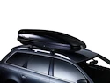 Strešni nosilec Thule z WingBar Toyota Previa 5-dr MPV z vzdolžnimi strešnimi nosilci 90-02