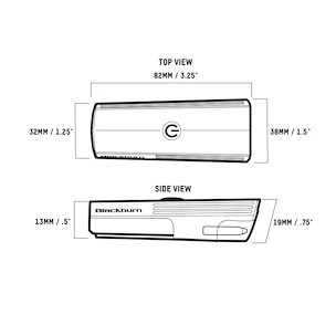 Svetilka Blackburn  Dayblazer 550 USB-C