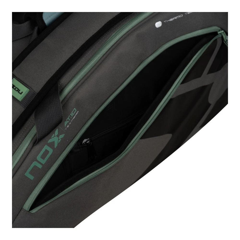 Torba za loparje NOX   AT10 Team Grey/Green Padelbag