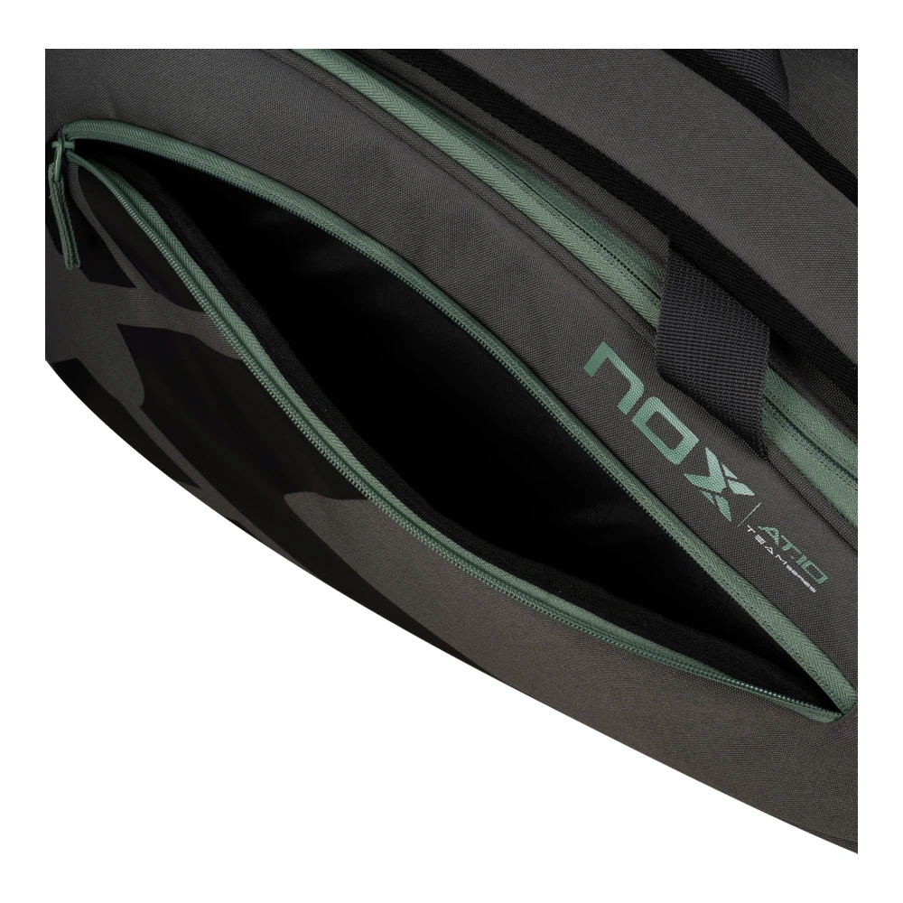 Torba za loparje NOX   AT10 Team Grey/Green Padelbag