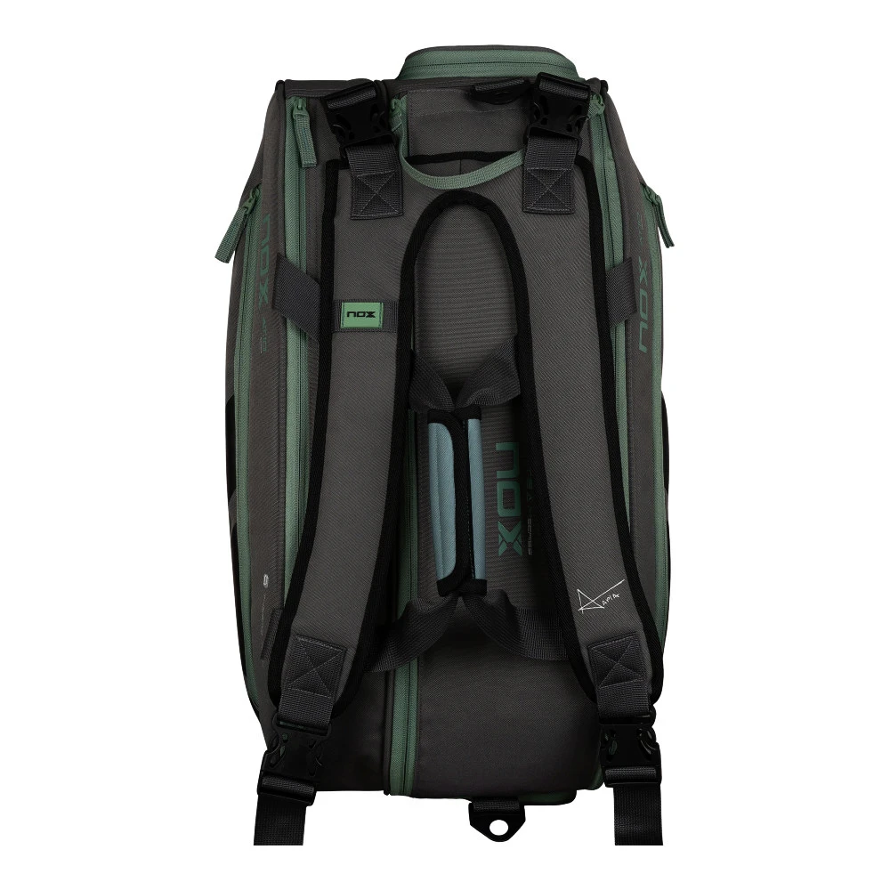 Torba za loparje NOX   AT10 Team Grey/Green Padelbag