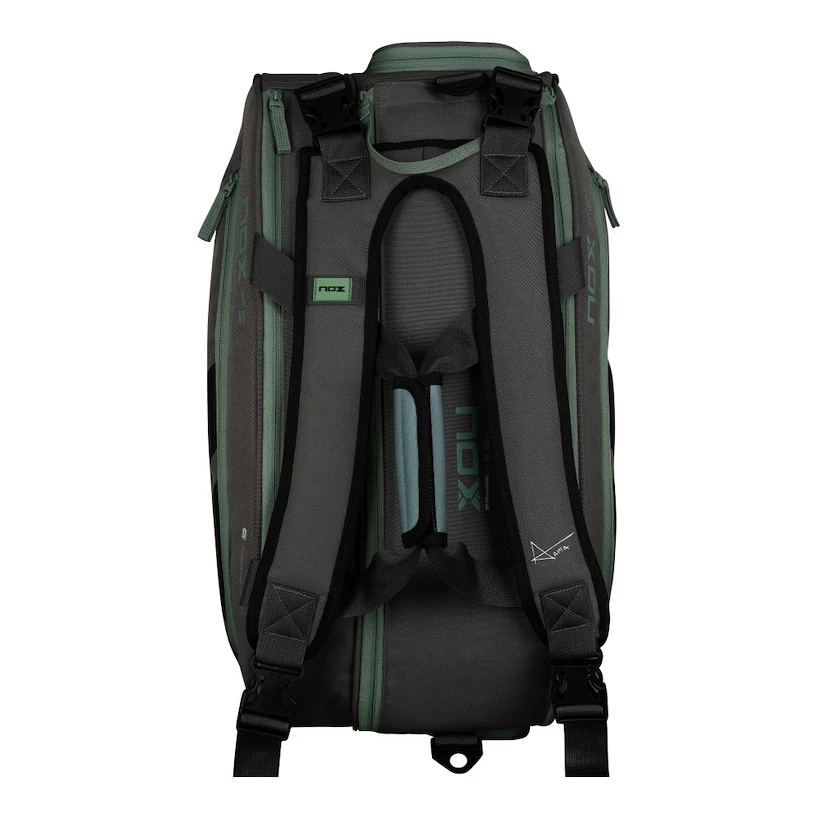 Torba za loparje NOX   AT10 Team Grey/Green Padelbag