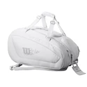 Torba za loparje Wilson  Bela Super Tour Padel White
