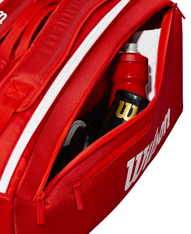 Torba za loparje Wilson  Super Tour Red 9PK 2025